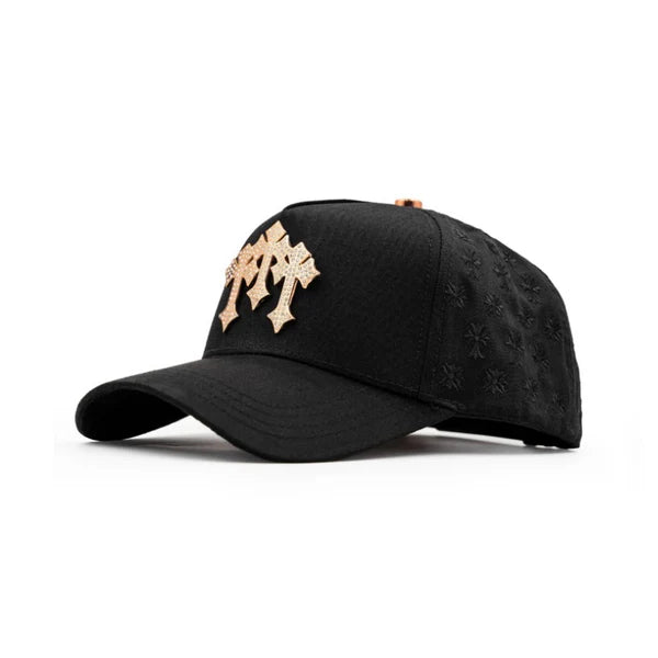 Barbas Hats Chrome Oro Rosado